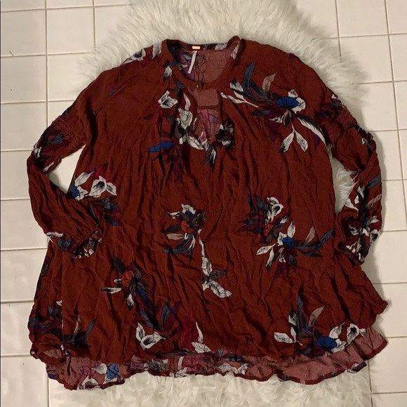 Free People Floral Tunic Tree Swing Tunic Dress - Picture 3 of 7